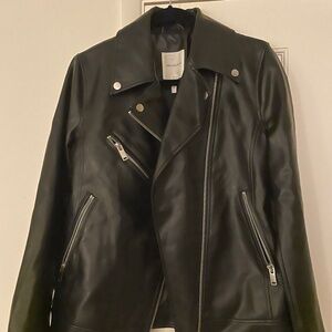Vegan leather jacket